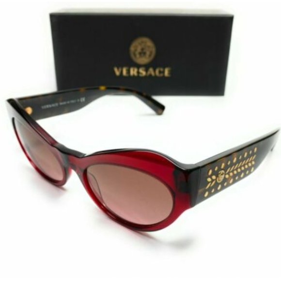 Versace Women's Burgundy Sunglasses! - Picture 1 of 4